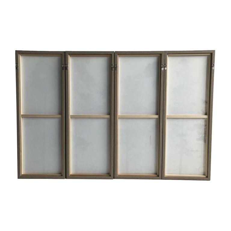 Foil Trees Wall Art - Framed - Set of 4