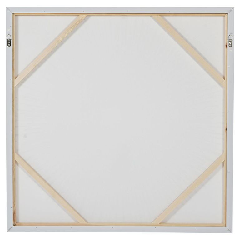 Sunburst Wall Art - Golden Foiled Canvas - Square