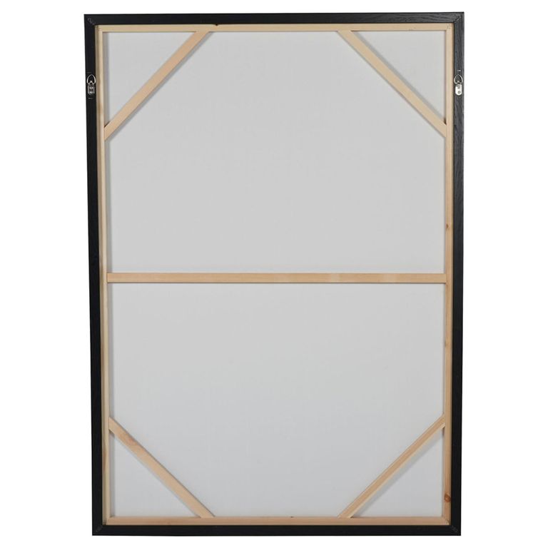 Golden Rain Wall Art - Black - Framed Canvas