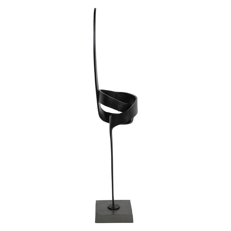 Joshua Sculpture - Black Metal - Abstract