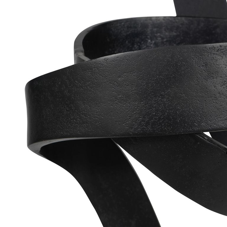 Joshua Sculpture - Black Metal - Abstract