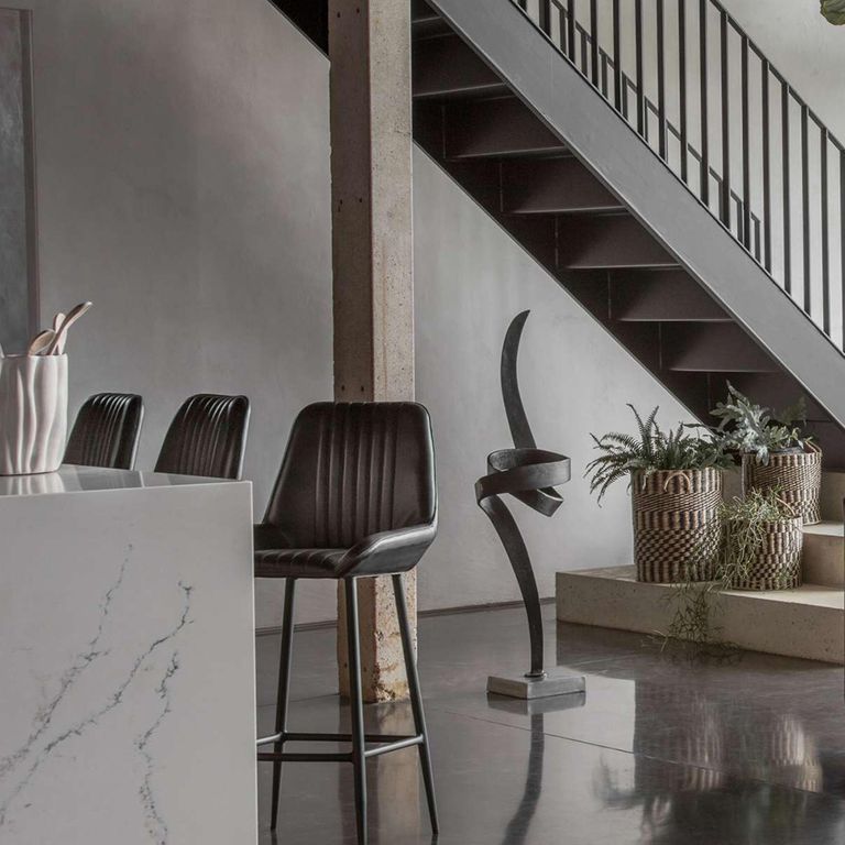 Joshua Sculpture - Black Metal - Abstract