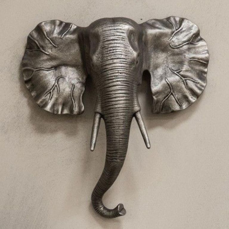 Kariba Wall Art - Cast Aluminium - Elephant