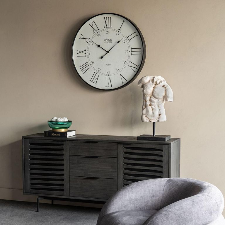 Torso Sculpture - White Resin - Male - On Stand