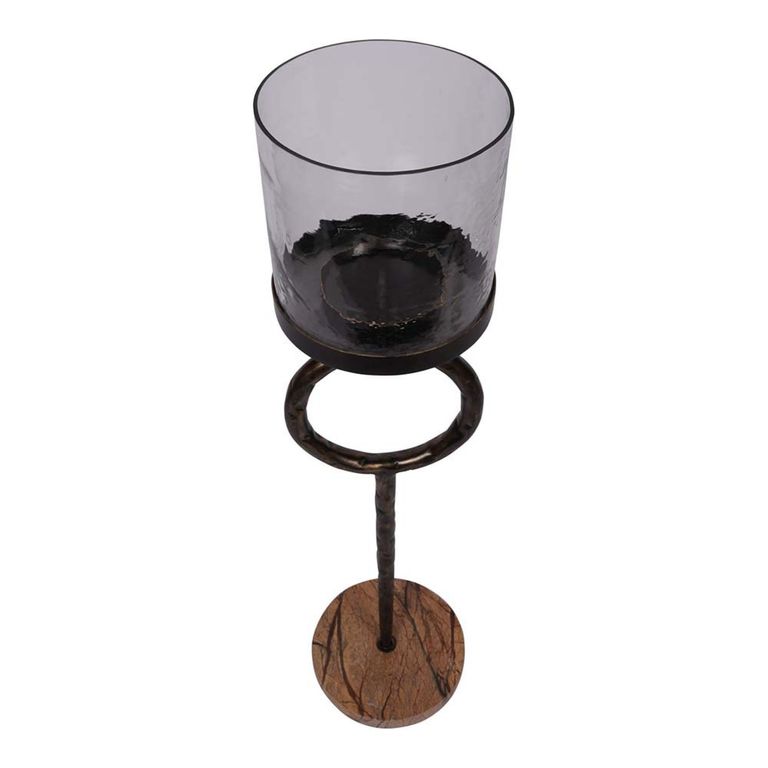 Rutland Floor Hurricane - Brown Pillar - Small