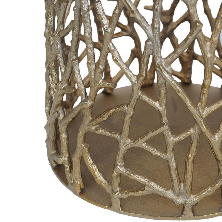 Twig Vase - Gold Metal - Large