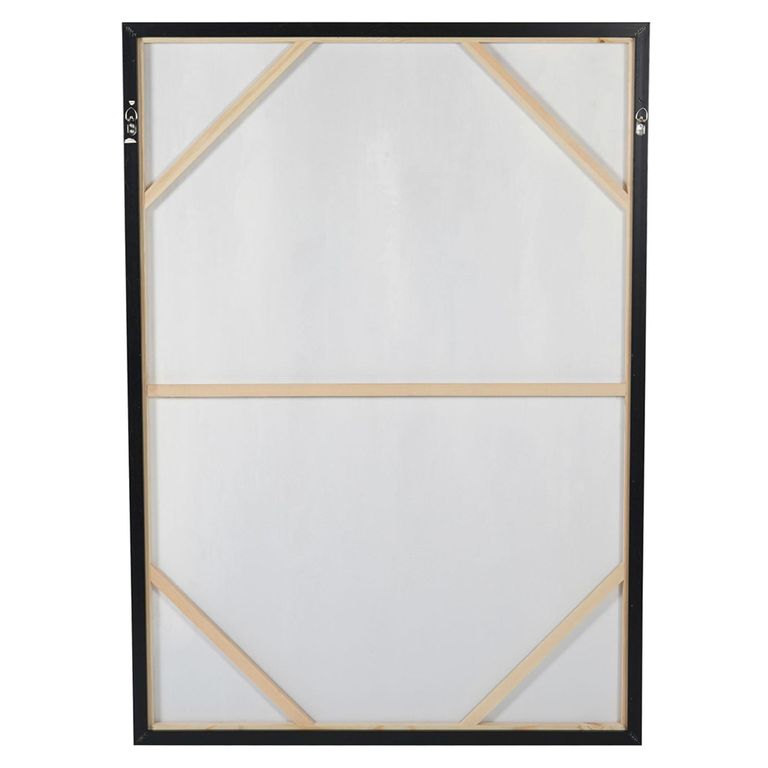 Urbanite Wall Art - Blue Distressed - Framed Canvas