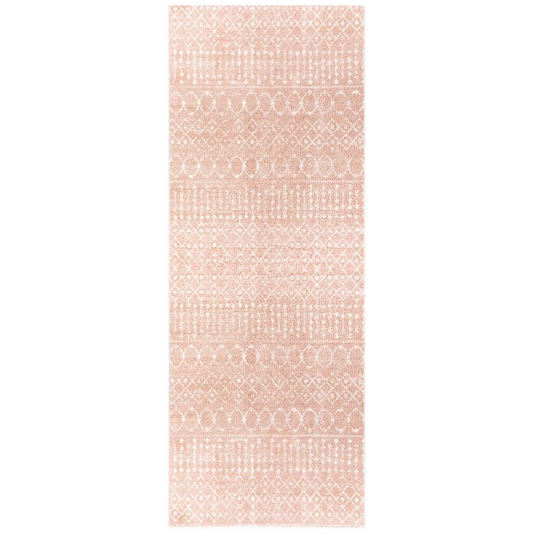 Aliyah Runner - Boho Shaggy - ALH2300 - Pink - 80cm x 220cm