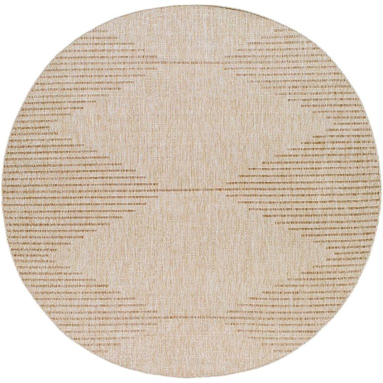 Eagean Round Rug - EAG2419 - Brown - 160cm x 160cm