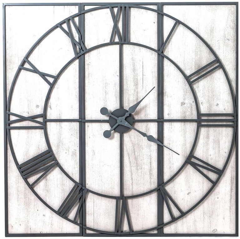 Loxton Panelled Wall Clock - 112cm x 112cm