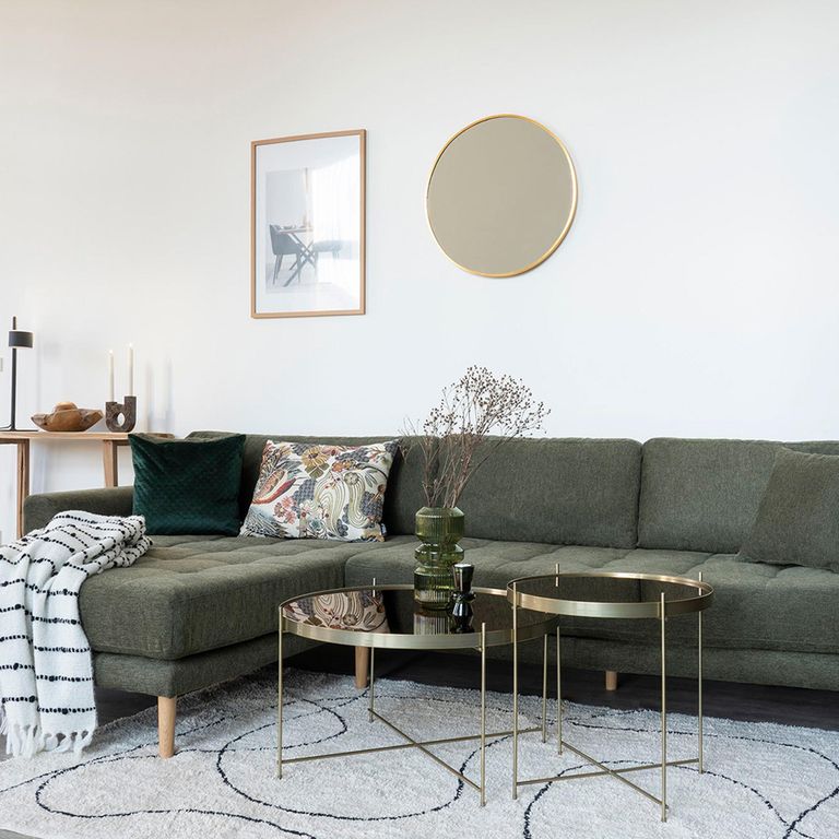 Madrid Mirror - Round - Wall - Brass - 60cm x 60cm