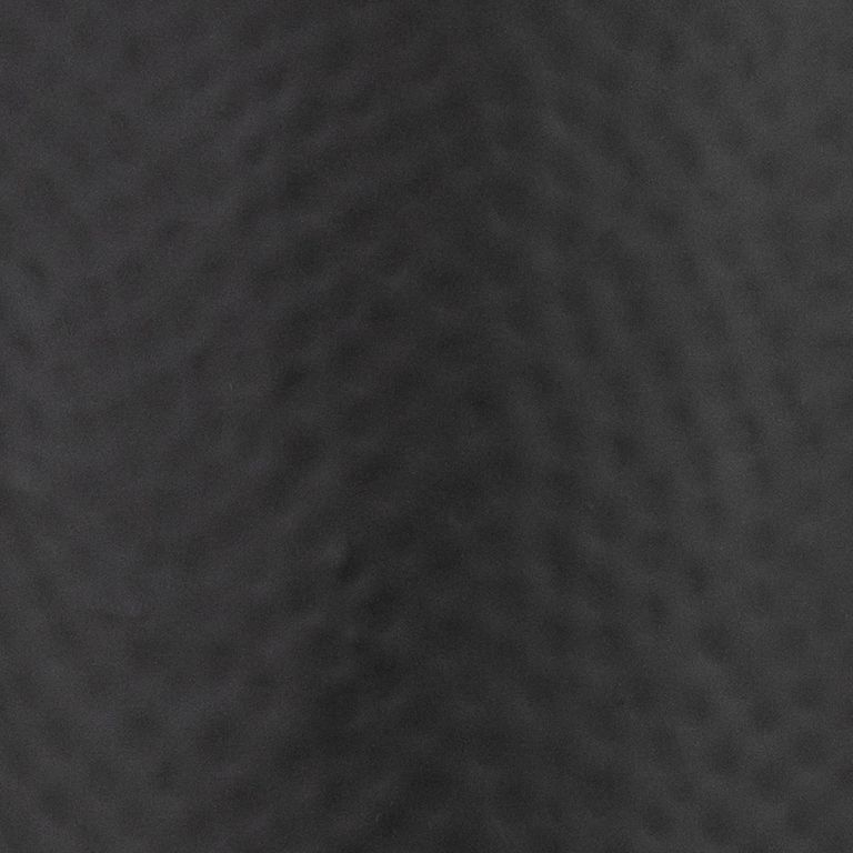 Matt Black Metal Large Hammered Vase with Lid