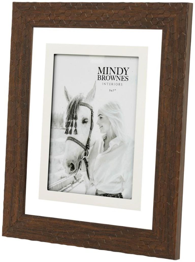 Aria Photo Frame - Brown - 5 x 7 - Set of 4