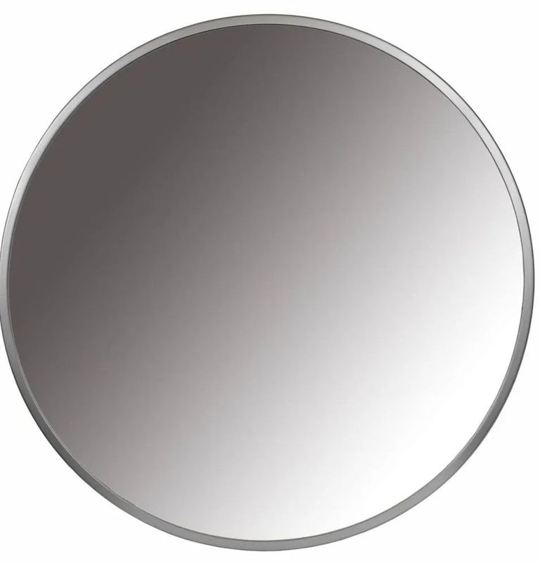Lucas Wall Mirror - Silver - Round - Dia 76cm