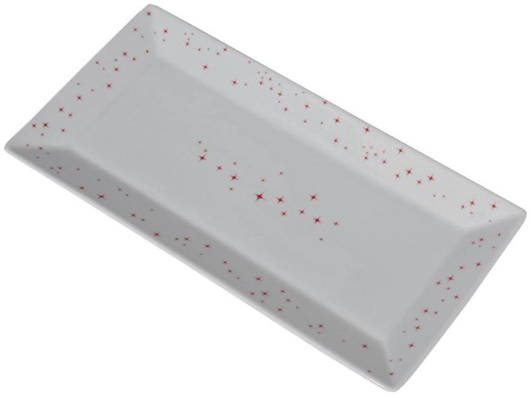 Midnight Blue Bone 2 China Platter - Set of 4