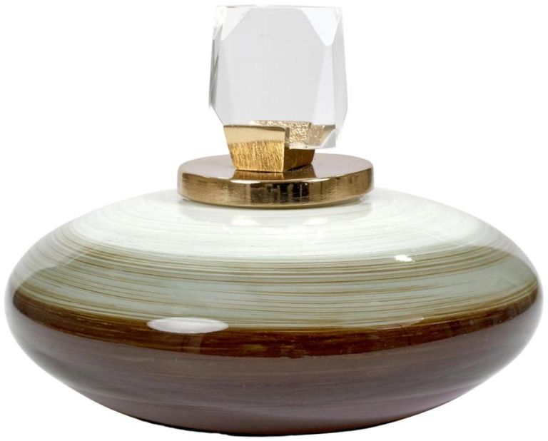 Sai Jar - Brown, Grey, and Gold - Large