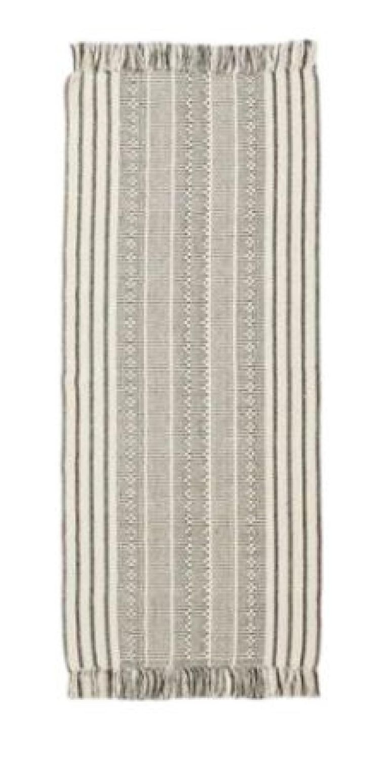 Alice Black Rug - 160cm x 70cm (Set of 4)