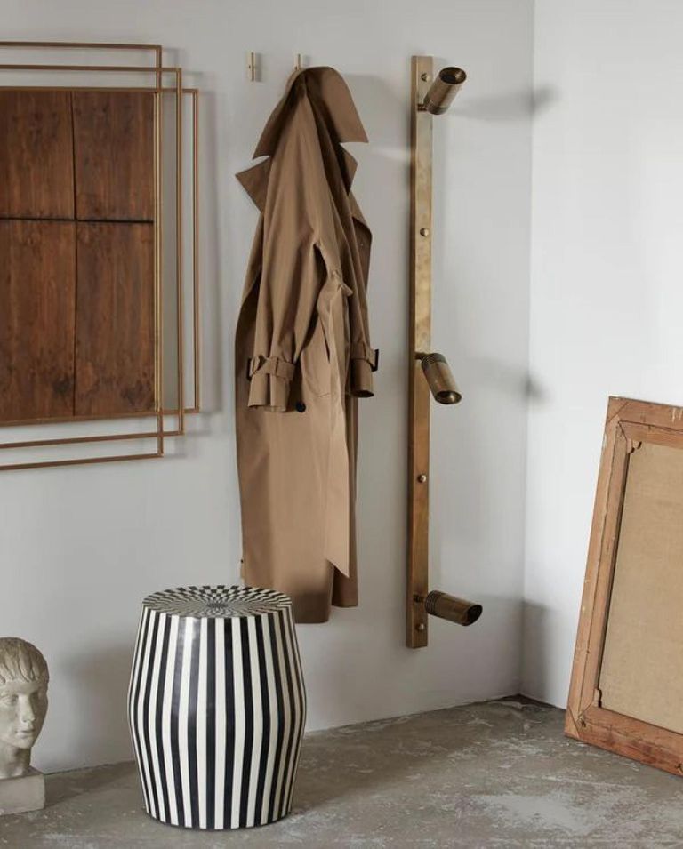 Brass Metal Frame Wall Mirror