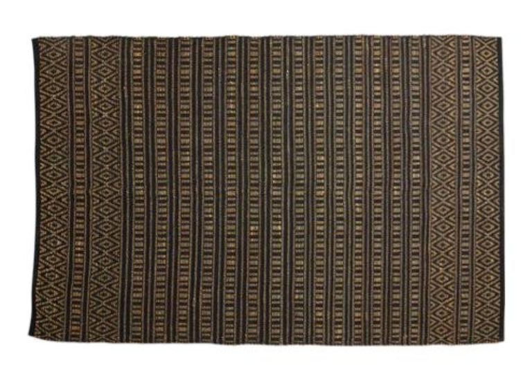 Farah Black Natural Rug - 240cm x 160cm