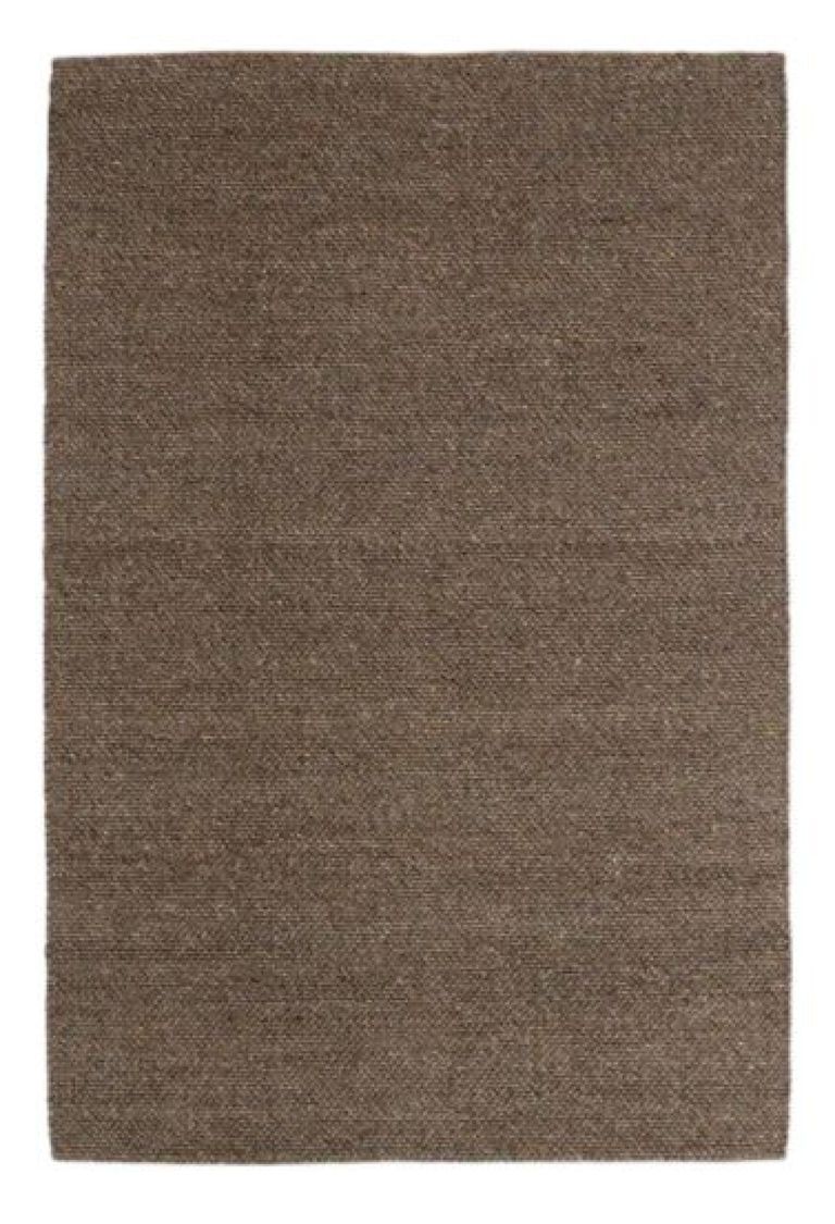 Fia Brown Wool Rug - 290cm x 200cm