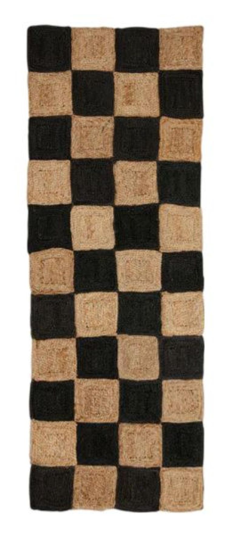 Nanea Natural and Black Rug - 200cm x 70cm