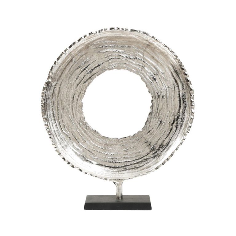 Sculpture - Nickel Metal - Round - Large
