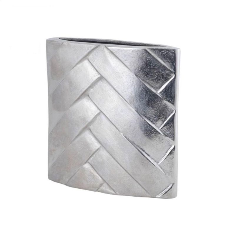 Vase - Nickel Metal - Square