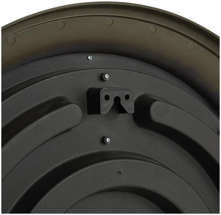 Norfolk Black Glass Wall Clock - 59cm x 59cm