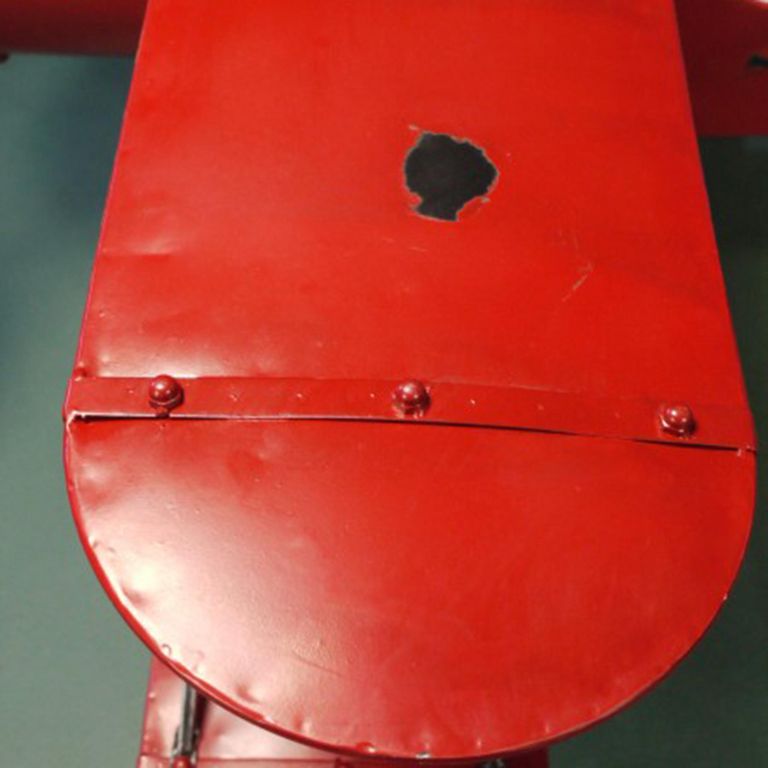 Aeroplane Statue - Red - Metal