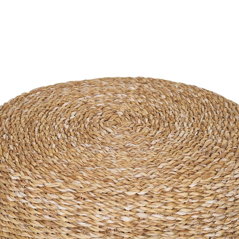 Rivera Pouf - Round - Natural Seagrass