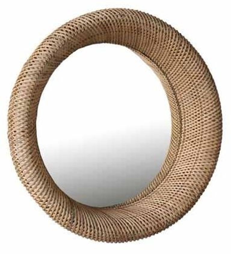 Salou Tokio Weave Round Wall Mirror