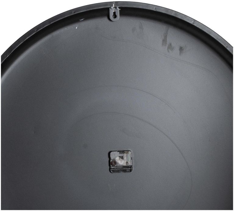 Smithton Grey Metal Large Wall Clock - 80cm x 80cm