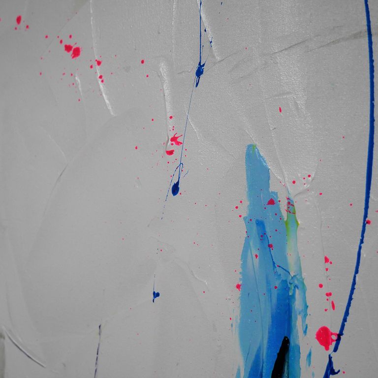 Stag Hand Painting Canvas Wall Art - 7462 - Fabric