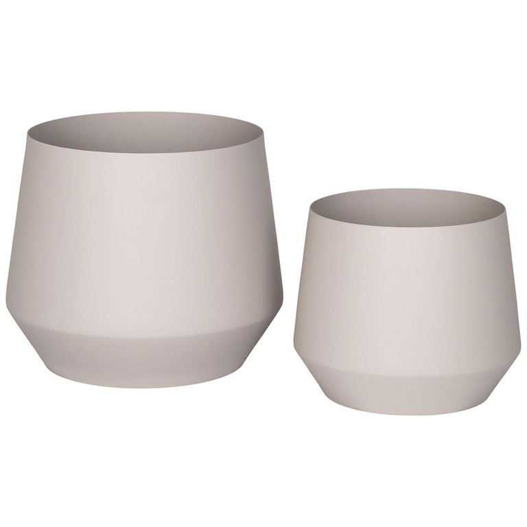 Trofa Flower Pot - Set of 2 - Sand Metal