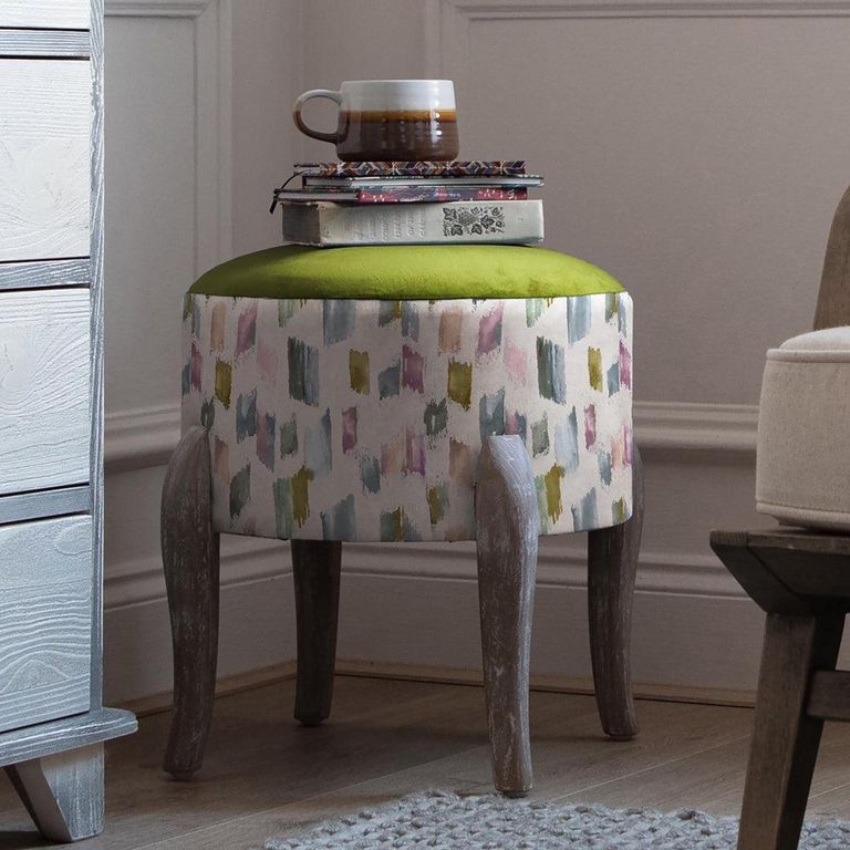 Arwen Finn Footstool - Meadow - Printed