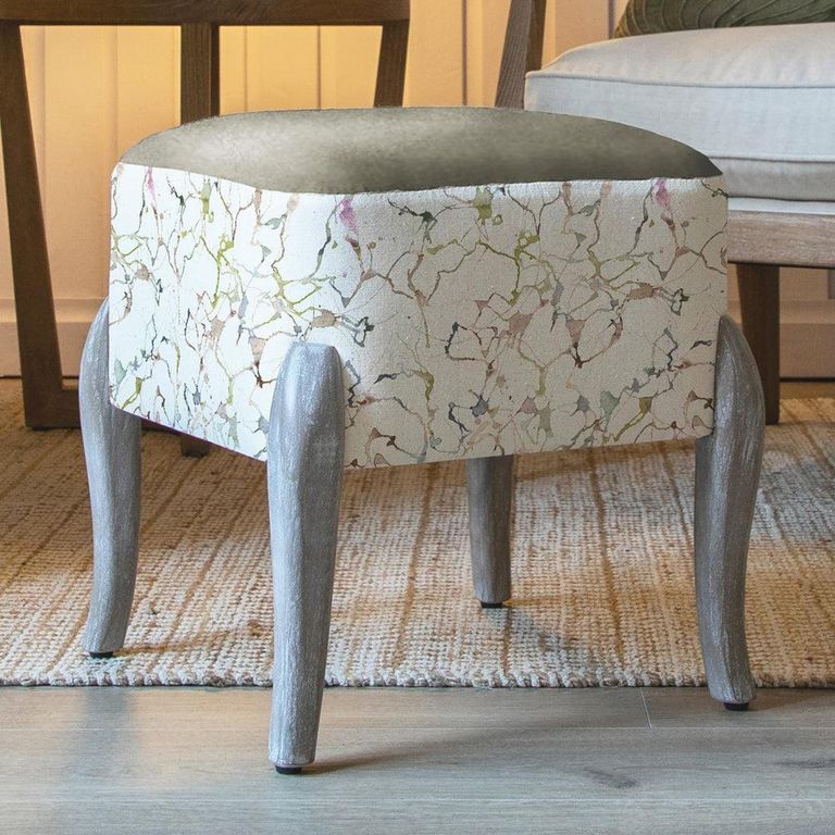 Carrara Ralf Footstool - Meadow - Printed