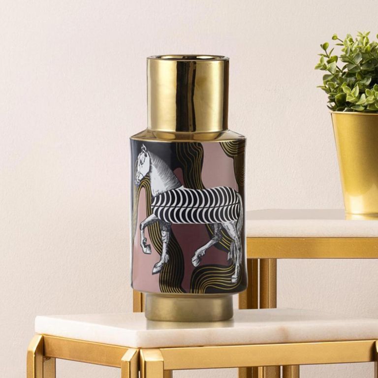Vase - Zebra Print - Ceramic