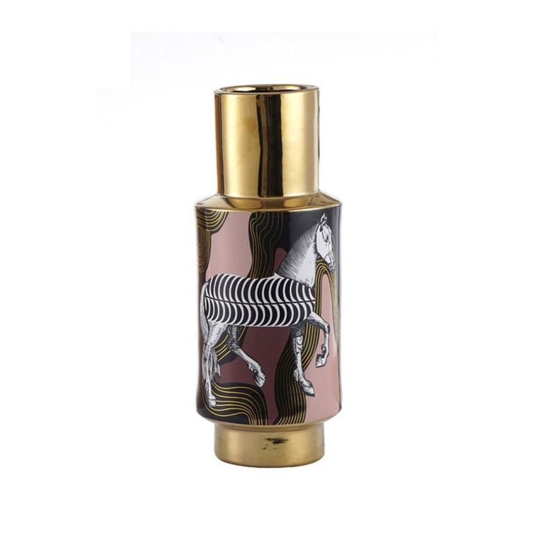 Vase - Zebra Print - Ceramic