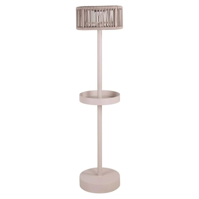 Lunar Outdoor Floor Lamp - Light Beige - Rope and Metal