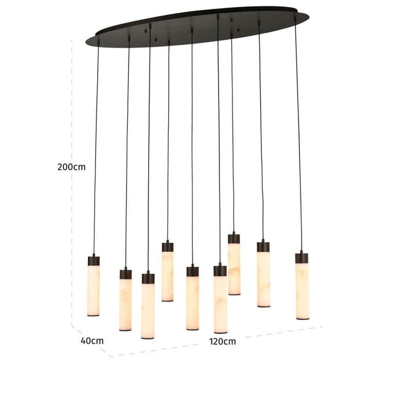 Chavine Chandelier - Bronze - Metal