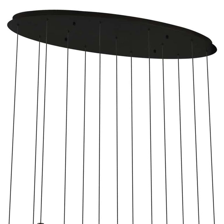 Oxley Chandelier - Large - Bronze - Metal