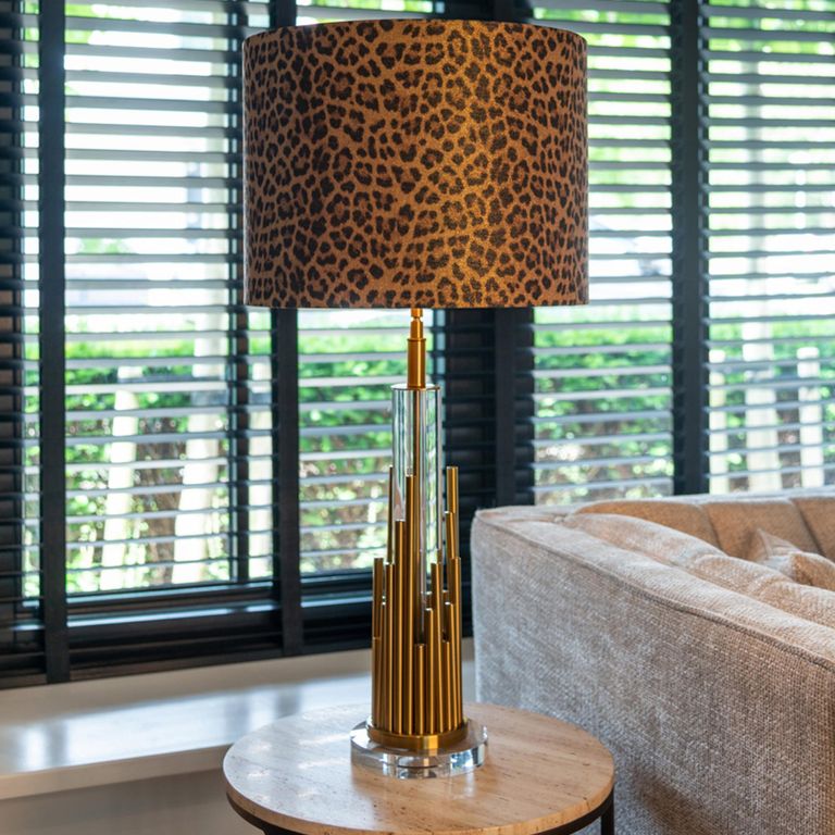 Dex Brushed Gold Table Lamp