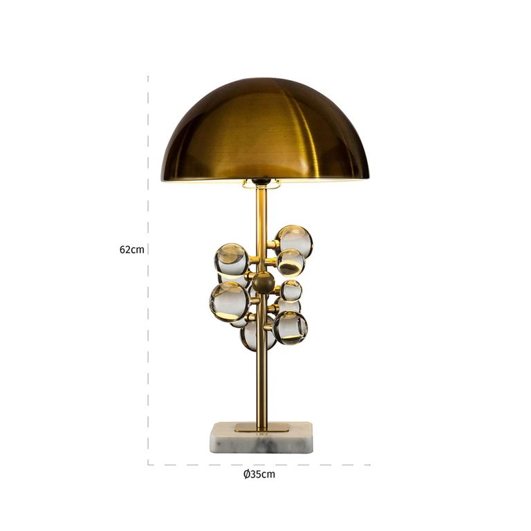 Bela Bronze Metal Table Lamp