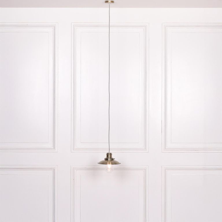 Fishermans Ceiling Light - Brushed Brass Metal