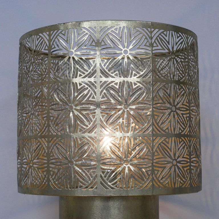 Brushed Gold Table Lamp - Set of 2 - Metal