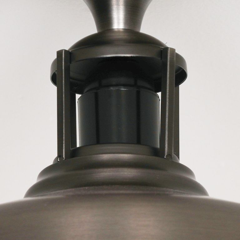 Ceiling Light - Brushed Silver Metal