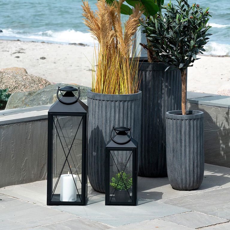 Casa Lantern - Black Metal - Set of 2