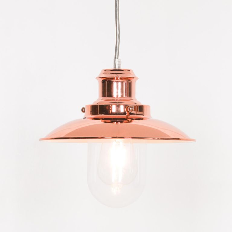 Fishermans Ceiling Light - Copper Metal