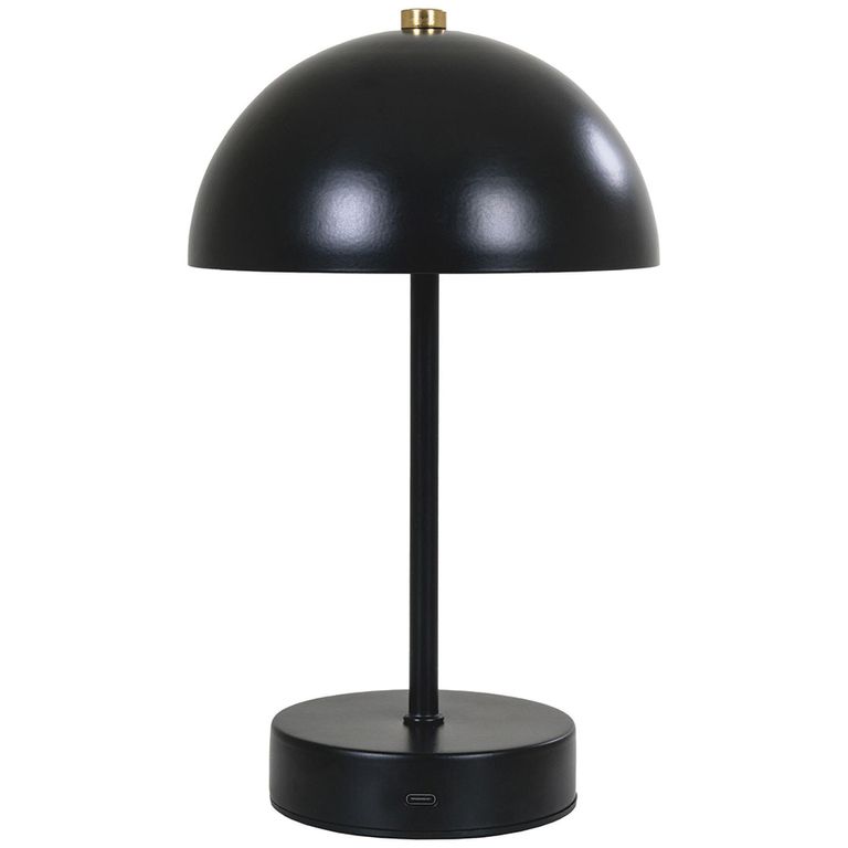 Holt Table Lamp - Black Metal