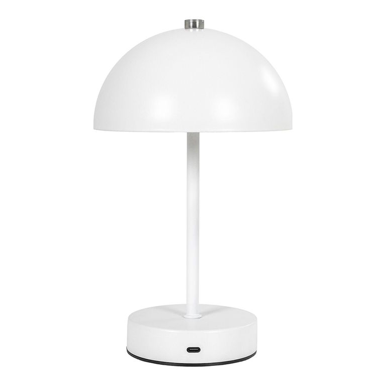 Holt Table Lamp - White Metal